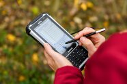 Daten werden zu Dokumentationszwecken auf einem mobilen Gerät gespeichert.